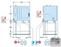 Пароконвектомат Angelo Po FX101E3CR, фото №8, интернет-магазин пищевого оборудования Систем4