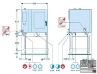 Пароконвектомат Angelo Po FX101E2R, фото №8, интернет-магазин пищевого оборудования Систем4