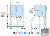 Пароконвектомат Angelo Po FX82E3C, фото №8, интернет-магазин пищевого оборудования Систем4