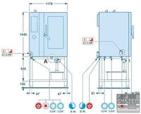 Пароконвектомат Angelo Po FX122E3C, фото №9, интернет-магазин пищевого оборудования Систем4