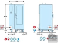 Пароконвектомат Angelo Po FX201E2P, фото №9, інтернет-магазин харчового обладнання Систем4