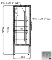 Холодильна шафа Mawi SCH 1400S Inox, фото №2, інтернет-магазин харчового обладнання Систем4