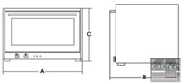 Печь конвекционная Sirman ALISEO 4 PLUS, фото №4, интернет-магазин пищевого оборудования Систем4