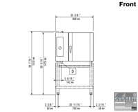 Пекти конвекційна Electrolux AOS061ECA2, фото №2, інтернет-магазин харчового обладнання Систем4