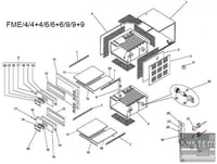 Печь Fimar FME/4+4, фото №3, интернет-магазин пищевого оборудования Систем4