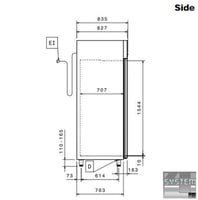 Шафа холодильна Electrolux REX71FR, фото №4, інтернет-магазин харчового обладнання Систем4