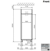 Шафа холодильна Electrolux RE471FN, фото №2, інтернет-магазин харчового обладнання Систем4