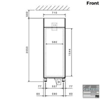 Шафа холодильна Electrolux RE471FR, фото №2, інтернет-магазин харчового обладнання Систем4