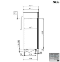 Шафа холодильна Electrolux RE471FR, фото №4, інтернет-магазин харчового обладнання Систем4