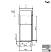 Шафа холодильна Electrolux REX71GR, фото №4, інтернет-магазин харчового обладнання Систем4