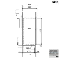 Шафа холодильна Electrolux REX142FR, фото №4, інтернет-магазин харчового обладнання Систем4