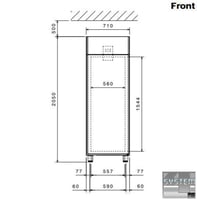 Шафа морозильна Electrolux RE471FF, фото №2, інтернет-магазин харчового обладнання Систем4