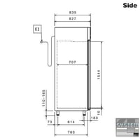 Шафа морозильна Electrolux REX72HF, фото №4, інтернет-магазин харчового обладнання Систем4