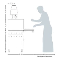 Пекти вугільна Josper HJX45L, фото №6, інтернет-магазин харчового обладнання Систем4