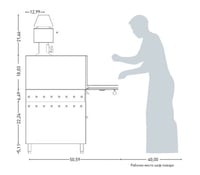 Пекти вугільна Josper HJX50L, фото №4, інтернет-магазин харчового обладнання Систем4