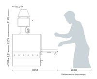 Пекти вугільна Josper HJX25M, фото №3, інтернет-магазин харчового обладнання Систем4