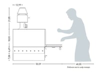 Печь угольная Josper HJX50M, фото №4, интернет-магазин пищевого оборудования Систем4