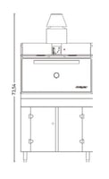 Печь угольная Josper HJX45LBC, фото №5, интернет-магазин пищевого оборудования Систем4