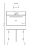 Пекти вугільна Josper HJX50LBC, фото №4, інтернет-магазин харчового обладнання Систем4