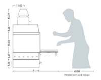 Печь угольная Josper HJX45MBC, фото №6, интернет-магазин пищевого оборудования Систем4