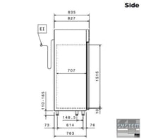 Шафа морозильна Electrolux REX142GF, фото №4, інтернет-магазин харчового обладнання Систем4