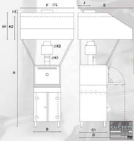 Пекти вугільна Josper HJX-25/LC, фото №6, інтернет-магазин харчового обладнання Систем4