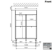 Шафа морозильна Electrolux REX144HF, фото №2, інтернет-магазин харчового обладнання Систем4