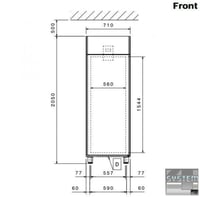 Шафа холодильна Electrolux ESP71GR, фото №2, інтернет-магазин харчового обладнання Систем4