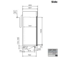 Шафа холодильна Electrolux ESP71GR, фото №4, інтернет-магазин харчового обладнання Систем4