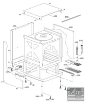 Посудомоечная машина Bartscher Deltamat TF 525 W 111.555, фото №2, интернет-магазин пищевого оборудования Систем4