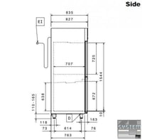 Шафа холодильна Electrolux ESP72HR, фото №4, інтернет-магазин харчового обладнання Систем4