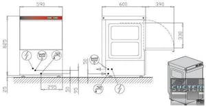Машина посудомоечная фронтальная Angelo Po KN50, фото №6, интернет-магазин пищевого оборудования Систем4