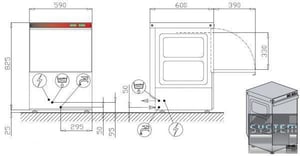 Машина посудомоечная фронтальная Angelo Po KN50PS, фото №6, интернет-магазин пищевого оборудования Систем4
