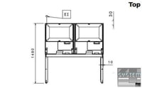 Шкаф комбинированный Electrolux ESP142FDR, фото №3, интернет-магазин пищевого оборудования Систем4