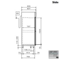 Шафа комбінована Electrolux ESP143FDRF, фото №4, інтернет-магазин харчового обладнання Систем4