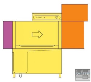 Посудомийна машина Krupps ES240, фото №2, інтернет-магазин харчового обладнання Систем4