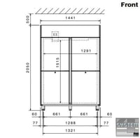 Шафа морозильна Electrolux ESP144HF, фото №2, інтернет-магазин харчового обладнання Систем4