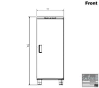 Шафа морозильна Electrolux R04FSF4, фото №2, інтернет-магазин харчового обладнання Систем4