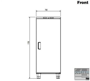 Шкаф холодильный Electrolux R04NVF4F, фото №2, интернет-магазин пищевого оборудования Систем4