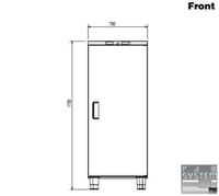 Шафа холодильна Electrolux R04NVF4F, фото №2, інтернет-магазин харчового обладнання Систем4