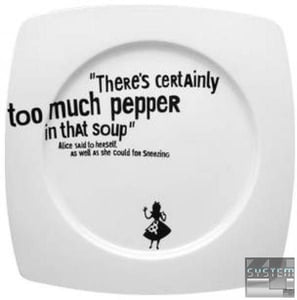 Тарелка авторская Pepper Porvasal 01-168010, фото №1, интернет-магазин пищевого оборудования Систем4