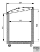 Морозильна скриня Juka M300S, фото №2, інтернет-магазин харчового обладнання Систем4