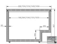 Морозильный ларь Juka M400Z, фото №3, интернет-магазин пищевого оборудования Систем4