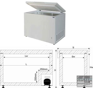 Морозильна скриня Byfal ZD-250, фото №1, інтернет-магазин харчового обладнання Систем4