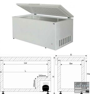Морозильный ларь Byfal ZD-600, фото №1, интернет-магазин пищевого оборудования Систем4