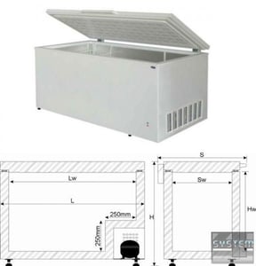 Морозильна скриня Byfal ZD-700, фото №1, інтернет-магазин харчового обладнання Систем4