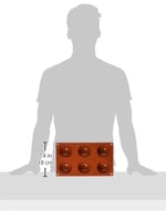 Силіконова форма для десертів SEMISFERA 80 мл Silikomart SF002/C, фото №19, інтернет-магазин харчового обладнання Систем4