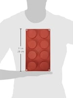 Форма круг Silikomart SF029/C, фото №3, интернет-магазин пищевого оборудования Систем4