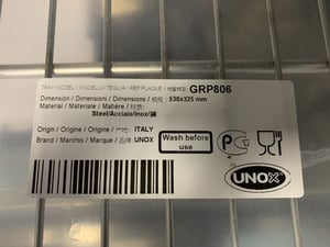 Решітка Unox GRP806, фото №2, інтернет-магазин харчового обладнання Систем4