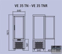 Кондитерська шафа Silfer VE 35 TN, фото №2, інтернет-магазин харчового обладнання Систем4